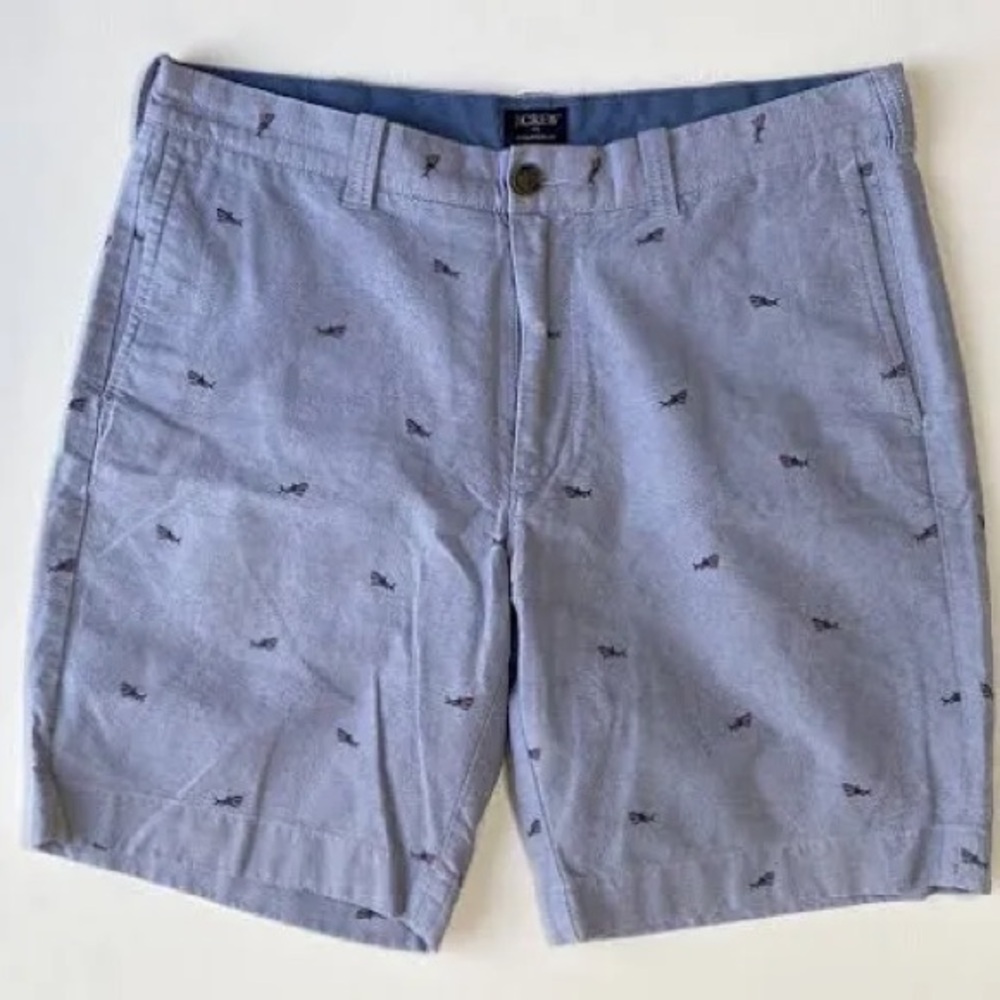 J. Crew shorts 35W shark print